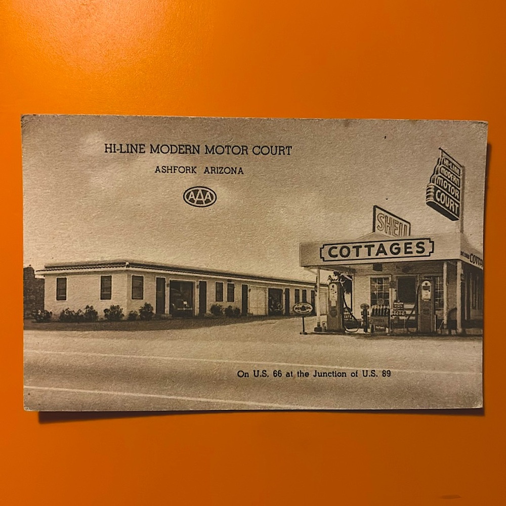 VTG ROUTE 66 POSTCARD